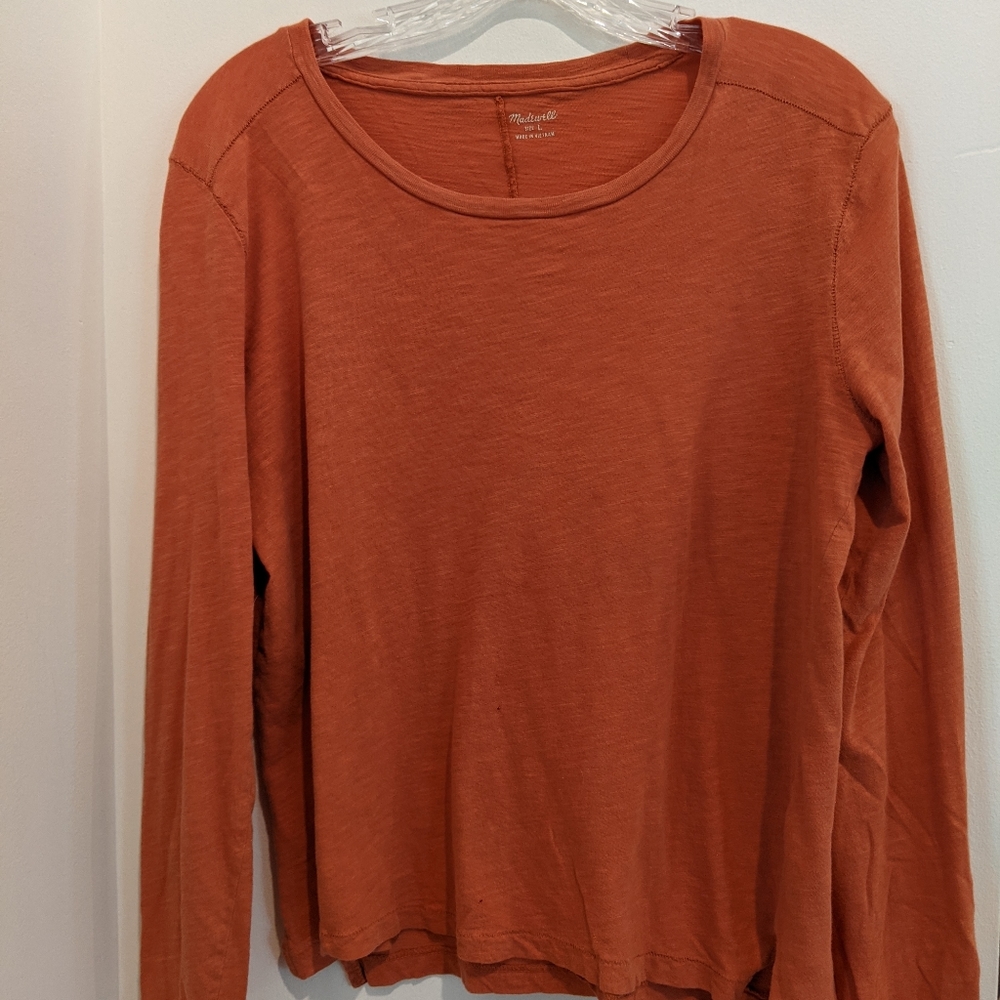 Madewell Whisper Cotton Long Sleeve Crew